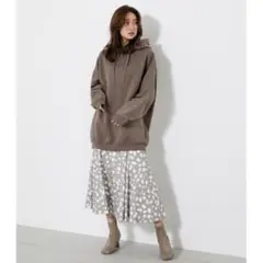 新品rienda リエンダ アニマル柄ロングスカート レオパード