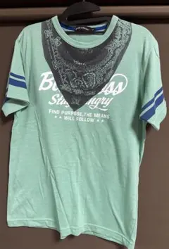 BLUE CROSS バンダナプリント Tシャツ