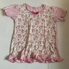 130 マイメロディー　半袖パジャマ　上のみ　ピンク