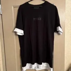 PYREX ロゴ Tシャツ XL ブラック/ホワイト