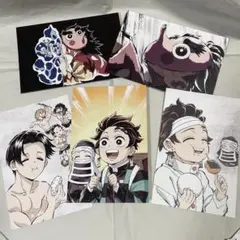 鬼滅の刃　全集中展　幕間画ポストカード 5枚セット