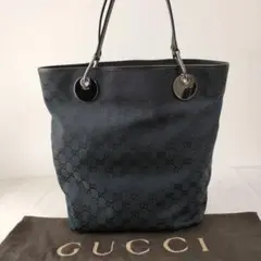 ◾極美品 正規品 グッチ トートバッグ キャンバス 黒