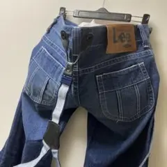 Lee❣️レディース❣️ブーツカット❣️サスペンダー付き❣️デカ革タグ❣️日本製❣️