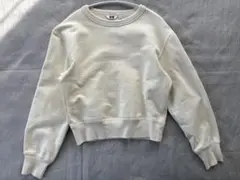 UNIQLO　ユニクロU　スウェットクルーネックシャツ　S　オフホワイト