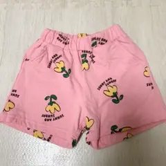 チューリップ　ハーフパンツ　ショートパンツ　ピンク　100 しまむら　りぃ