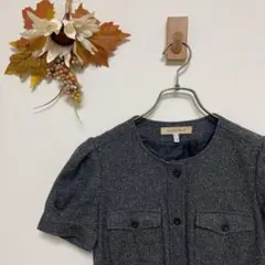 c26【シー バイ クロエ】シンプル ワンピース レディース グレー 半袖