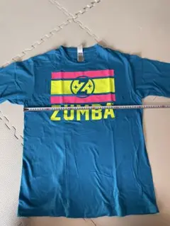 ZUMBA ズンバ　半袖Tシャツ　ブルー　フリーサイズ　正規品