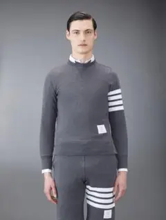 国内正規品 THOM BROWNE トムブラウン 4BAR クラシックスウェット