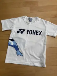 YONEX ホワイト Tシャツ クジラデザイン　J120サイズ