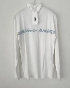 【新品】MM6MaisonMargiela ロゴ入り 薄手タートルニット