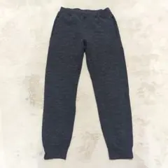 美品【160】UNIQLO ドライスウェットパンツ ダークグレー