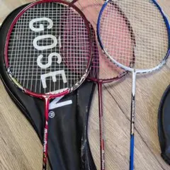 GOSENとYONEX バドミントンラケット2本セット