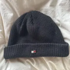 Tommy hilfiger tommyjeans 黒 ニット帽 ビーニー