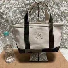 キタムラ アメリカ製 ハンドバック 迷彩 ブランドロゴ ロゴ刺繍 型あり 白