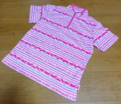 【超美品】marie claireマリクレール モックネックハーフジップシャツL