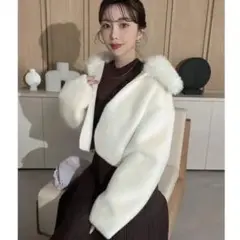 eimyistoire エイミーイストワール フェイクファーコンビジャケット