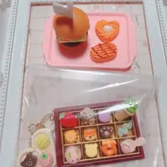 新作レジン ハンバーガー屋さん。スイーツキーホルダー