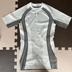 UNDER ARMOUR　METAL　SMサイズ　フィットネスウェア　白/グレー