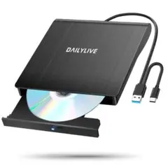 DAILYLIVE 外付けDVDドライブ USB接続