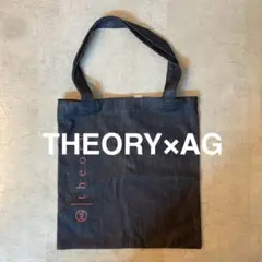 希少品！未使用！セオリー✖️AG デニム エコバッグ ロゴ トートバッグ　非売品