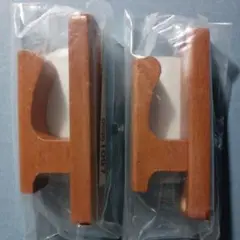 天然木ふさかけ　フォレスタA　2個　色ミディアムウッド 　新品未使用品