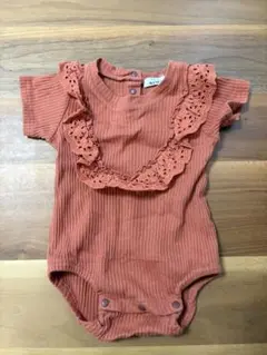 PAIR MANON フリル付き ロンパース