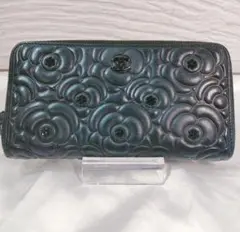 0① CHANEL シャネル 長財布 黒 美品 人気