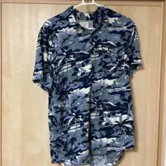 Quiksilver 半袖シャツ M カモフラージュ柄