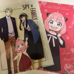 アーニャ ヨル ロイド スパイファミリー クリアファイル