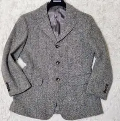 美品 クリフォード ハリスツイード ヘリンボーン生地 テーラードジャケット M