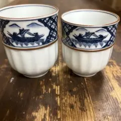 清水焼 京焼 平安京泉 湯呑み茶碗 清水焼 京焼 平安京泉 湯呑み茶碗
