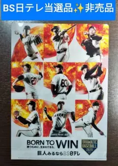 【新品非売品✨️】BS日テレ当選品 ジャイアンツ クリアファイル 巨人