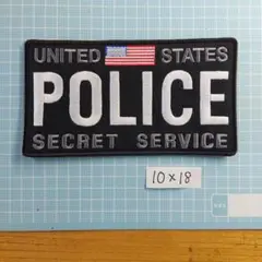 US SECRET SERVICE パネルパッチPVCベルクロ