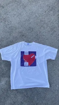 Hanes 80' usa製 古着Tシャツ 80s シングルステッチ ハート