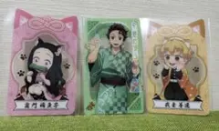 鬼滅の刃　ナムコ　限定　クリアカード　シート　竈門炭治郎　レア　ねずこ　我妻善逸