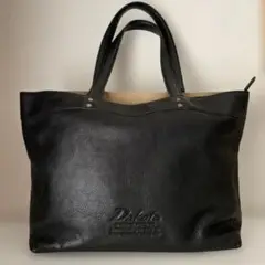 Dakota ブラックレザートートバッグ