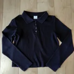 【ZARA　KIDS】ザラ　キッズ　152　ポロシャツ　ブラック　黒