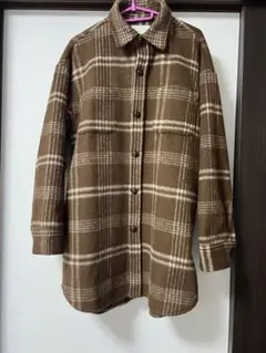 ungrid シャギーチェックルーズシャツ