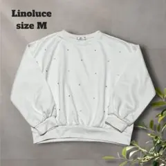 リノルーチェ ビジュースウェット【M】トレーナー 大きめ ゆったり 大人可愛い