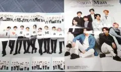 ポスター2枚　SnowMan、ジュニア＆関西ジュニア、TravisJapan