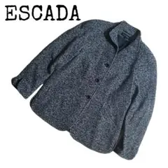 ESCADA ツイード ジャケット カシミヤ混 イタリア製 PIACENZA