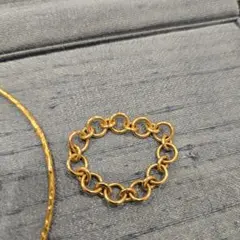 SHIHARA Link Ring 02 K18 リング シハラ hum