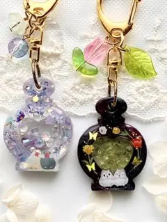 224 レジンシャカシャカキーホルダーセット