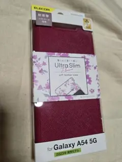 Galaxy A54 5G　ULTRASLIM　フラワー　スマホケース　458