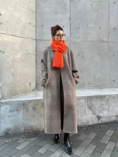 【todayful】odds PLAIN MUFFLER★orange
