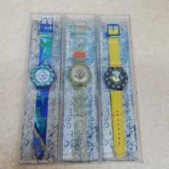 DV8002P swatch 3個セット　電池切れSCUBA200