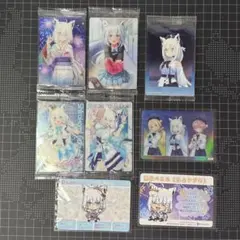白上フブキ　8点セット　ホロライブ　ウエハース　カード　まとめ売り