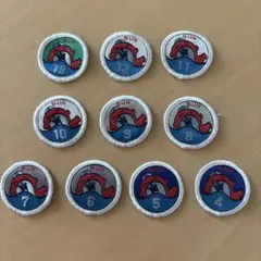 【サンスイミング】ワッペン　13-4級　10点セット