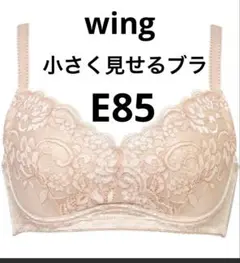【新品未使用品】wing 小さく見せるブラ　E85 ベージュ