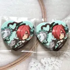 2点セット☘️地縛少年花子くん2 ファミマ チョコミント ミツバ 缶バッジ